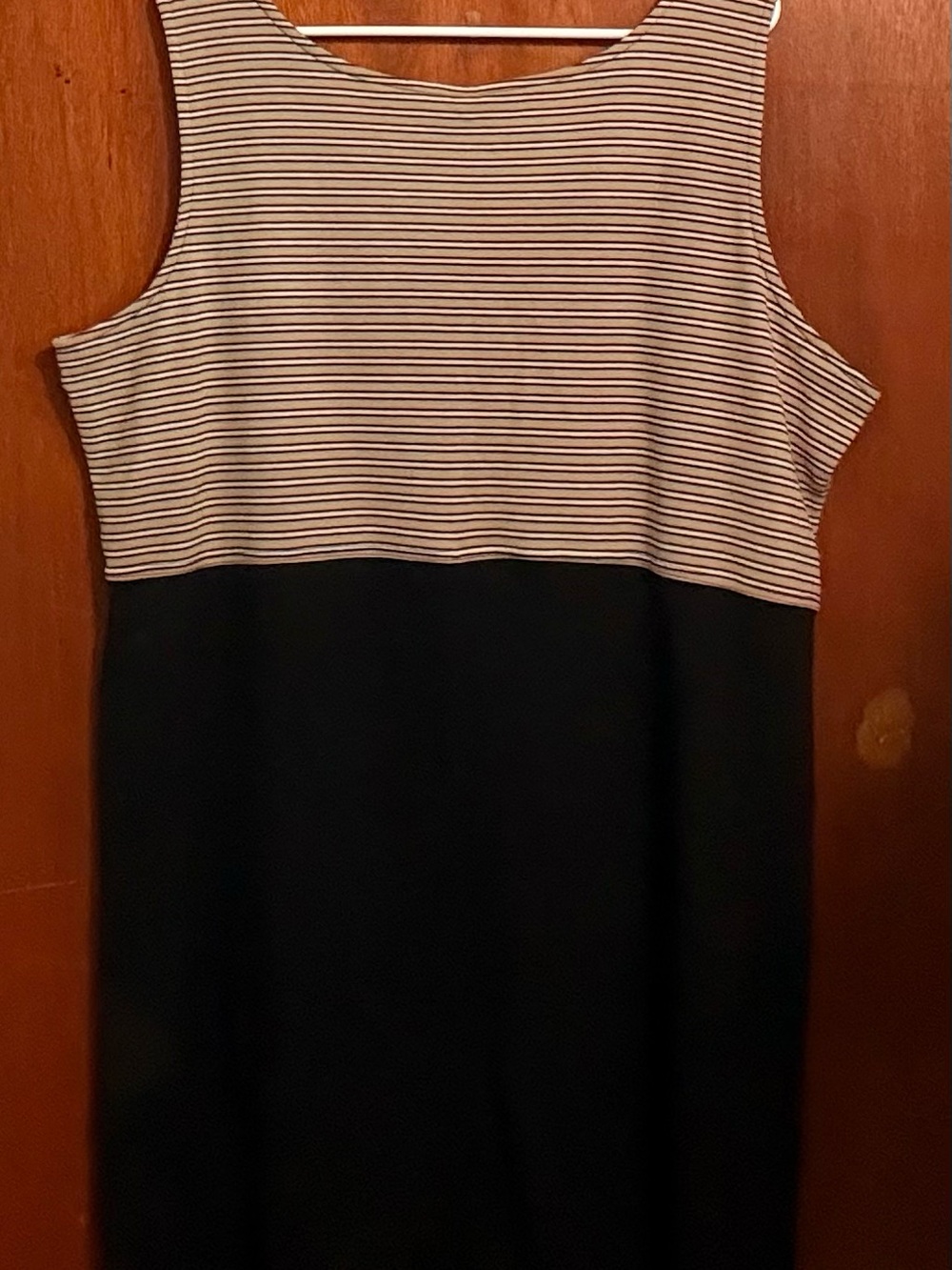 Private Party Womens 2X Striped Colorblock Dress